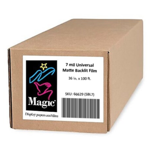 Magic 36″ X 100′ 7 Mil Universal Matte Backlit Film | 66629