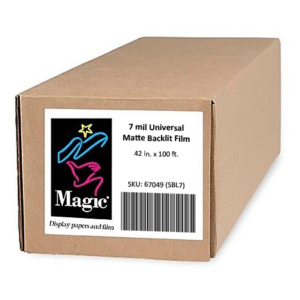 Magic 42&Quot; X 100' 7 Mil Universal Matte Backlit Film (Sbl7)