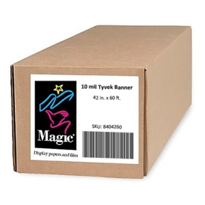 Magic 42″ X 60′ 10 Mil Tyvek Banner | 8404260