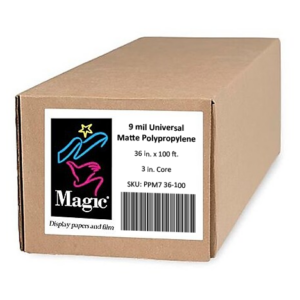 Magic 36&Quot; X 100' 9 Mil Universal Matte Polypropylene | Ppm7 36-100